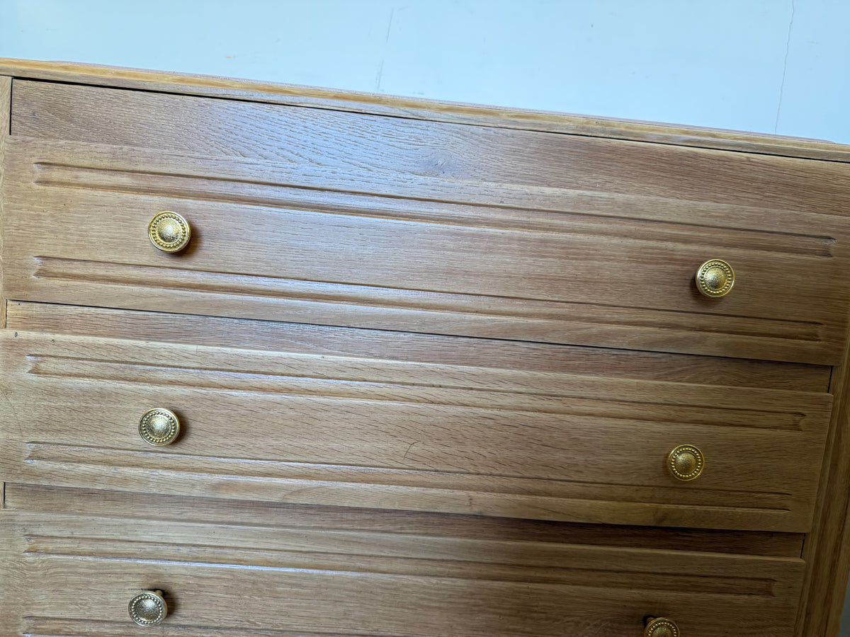 Commode vintage poignées dorées