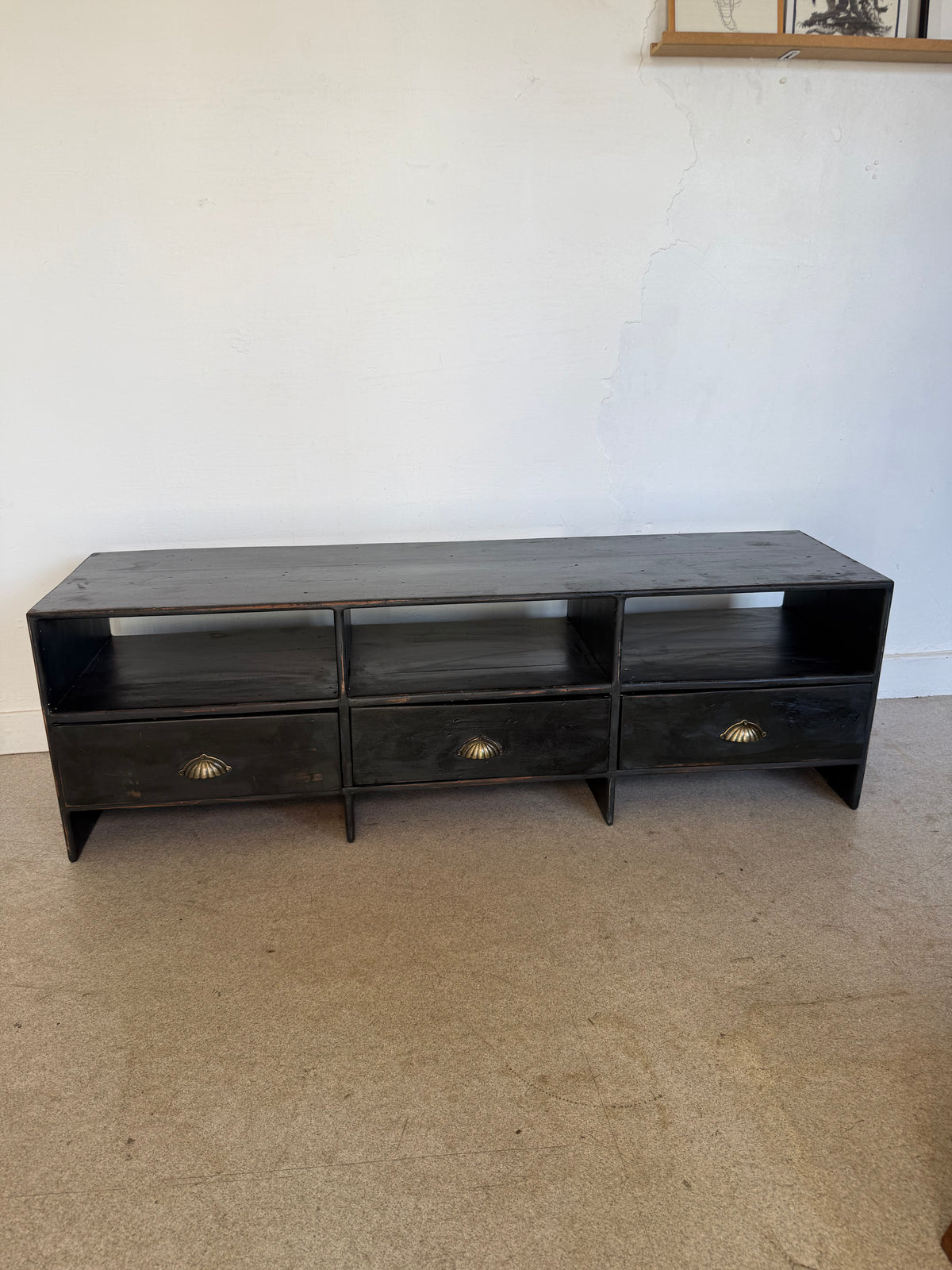 Meuble bas de métier vintage enfilade buffet meuble tv