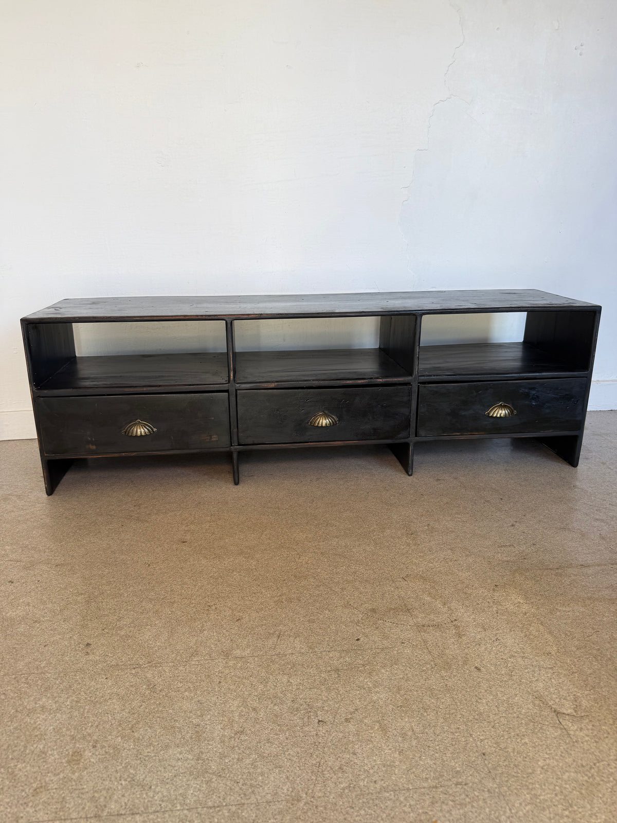 Meuble bas de métier vintage enfilade buffet meuble tv