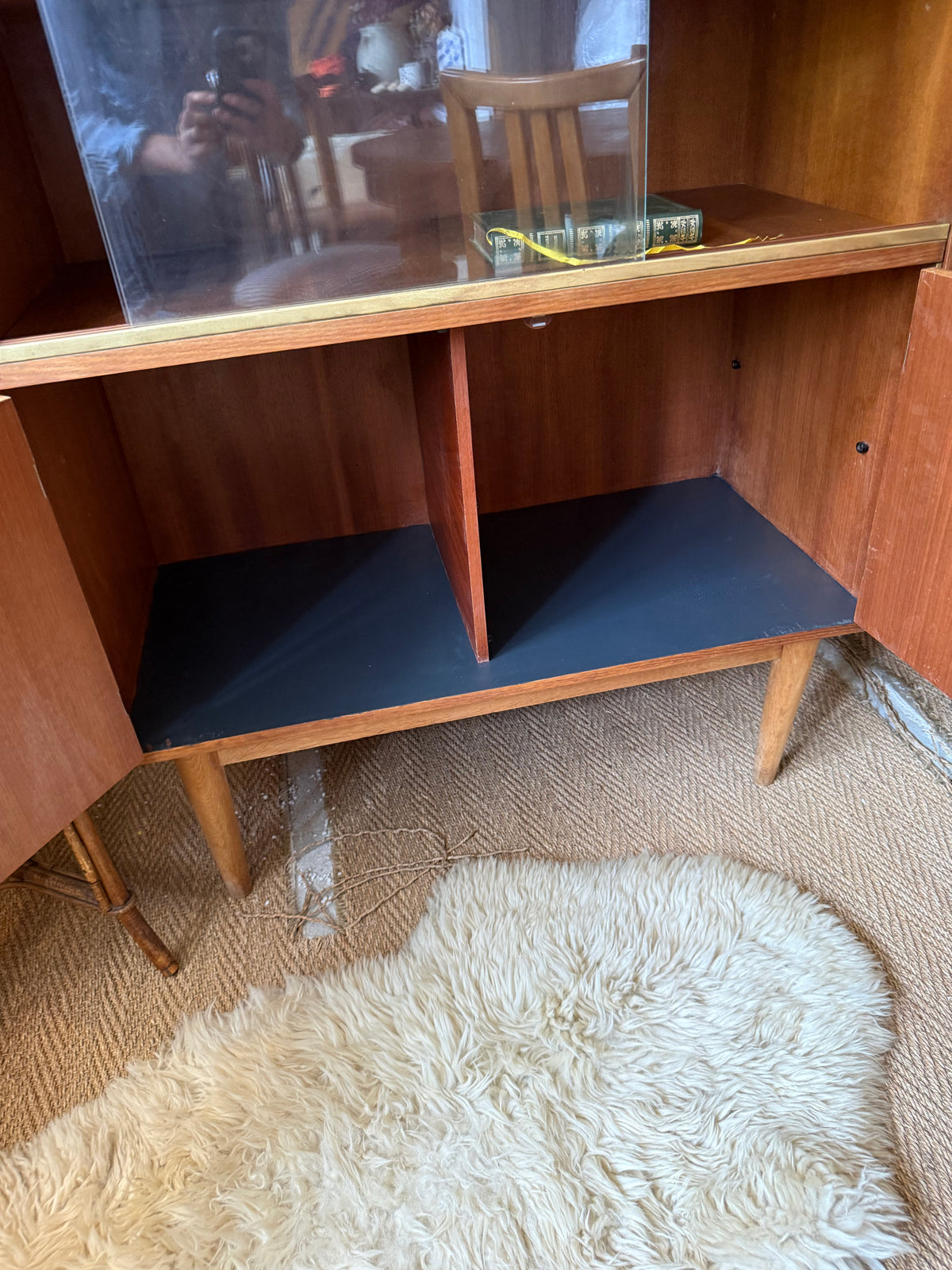 Vaisselier vitrine bibliothèque vintage