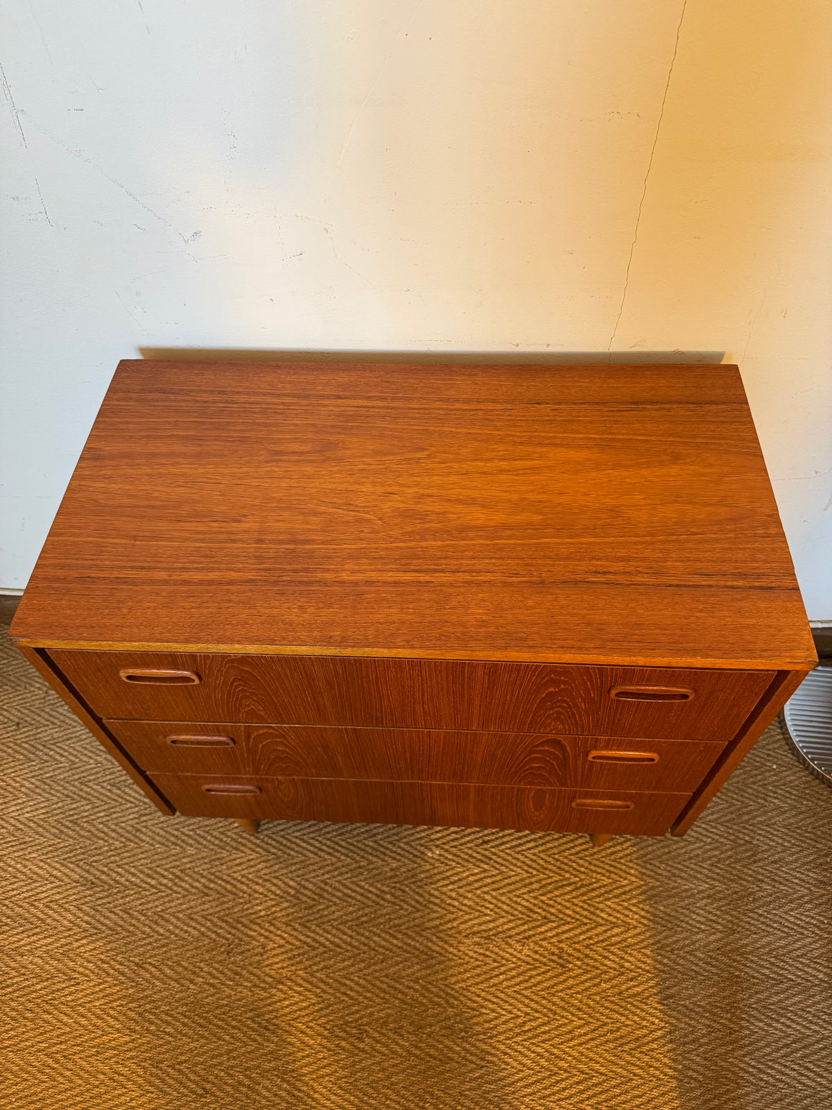 Commode scandinave vintage placage teck