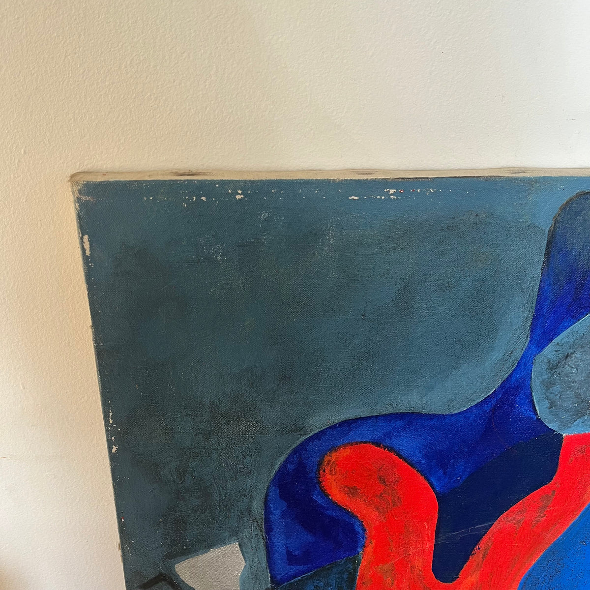 Tableau d'art contemporain coloré