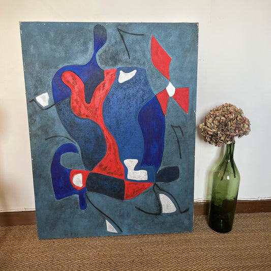 Tableau d'art contemporain coloré