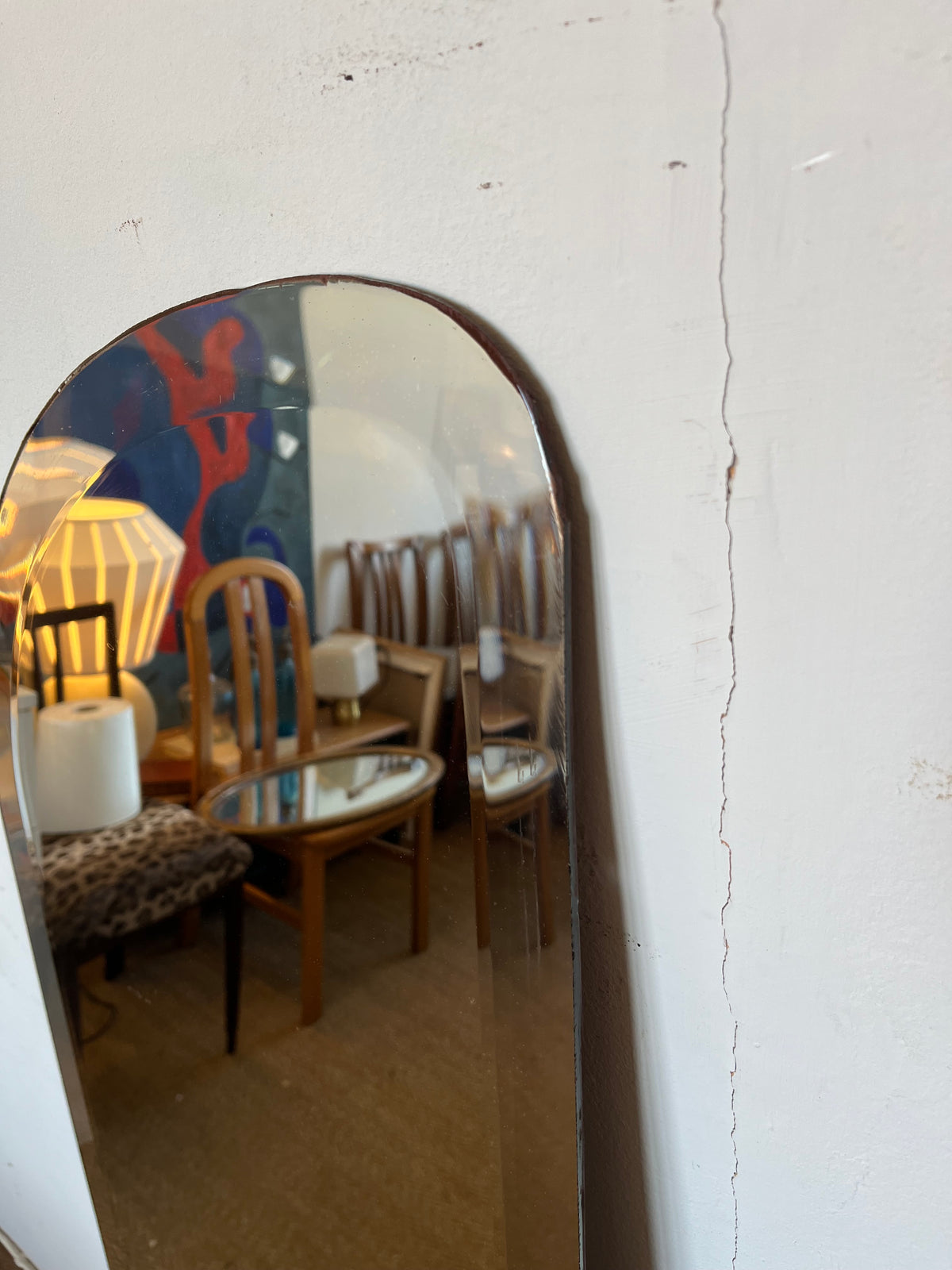Miroir ancien biseauté