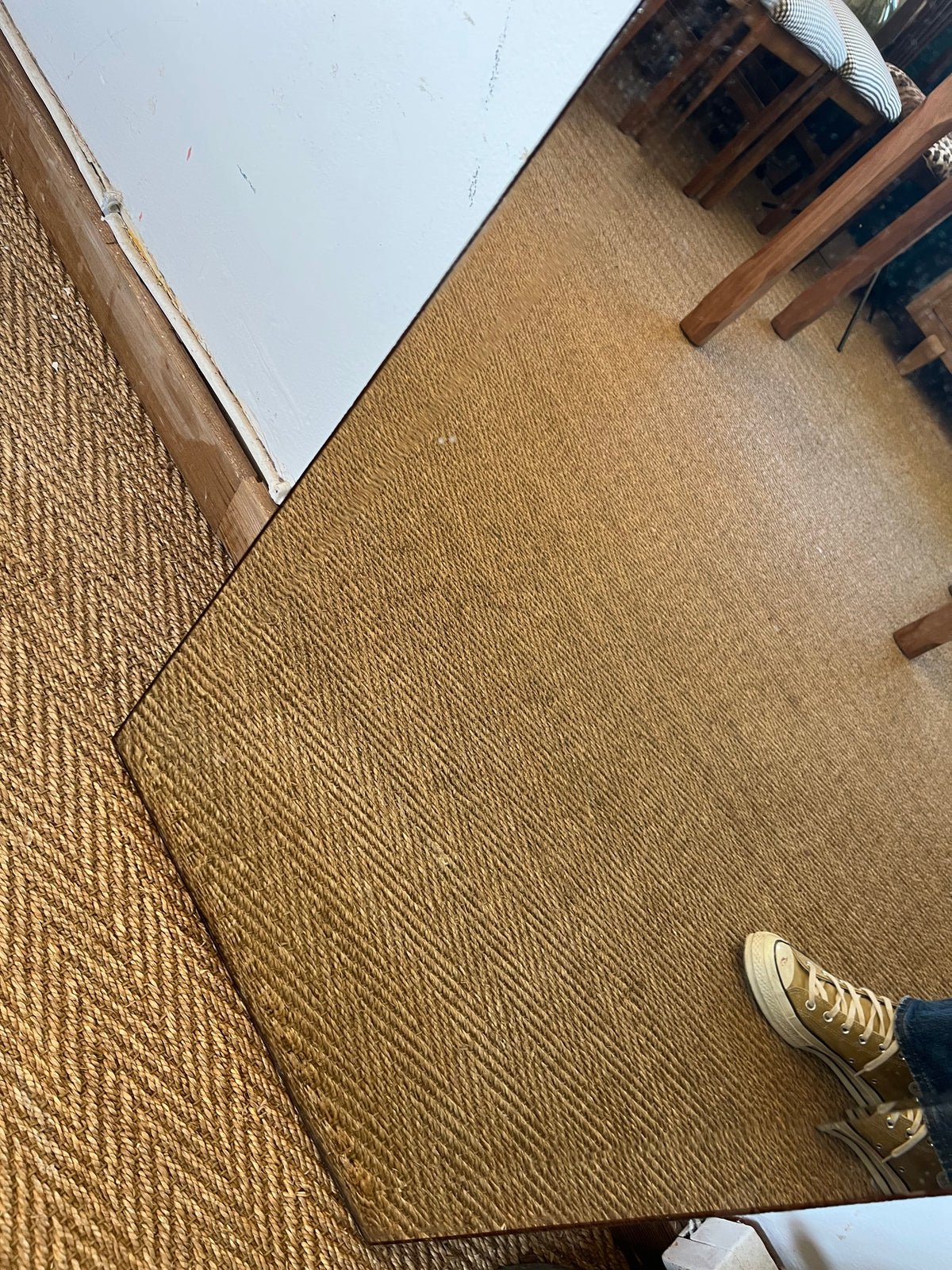 Miroir ancien biseauté