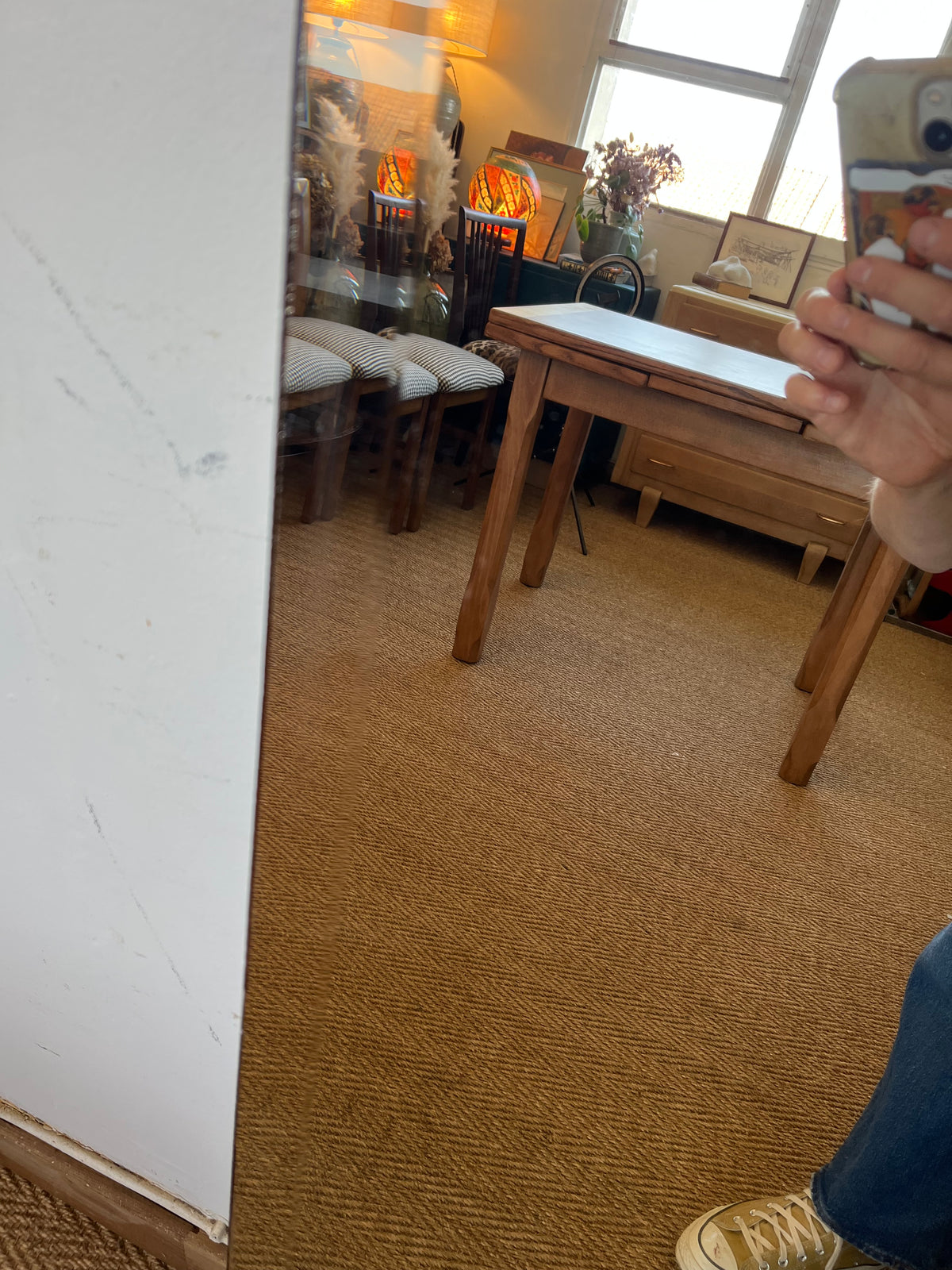Miroir ancien biseauté