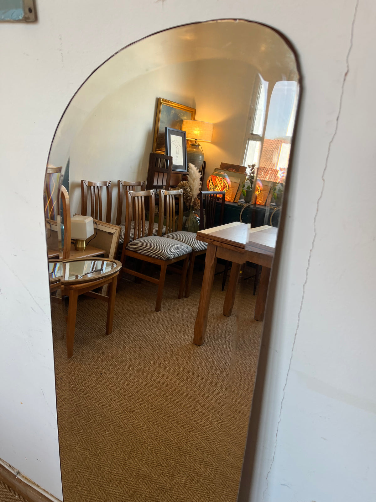 Miroir ancien biseauté