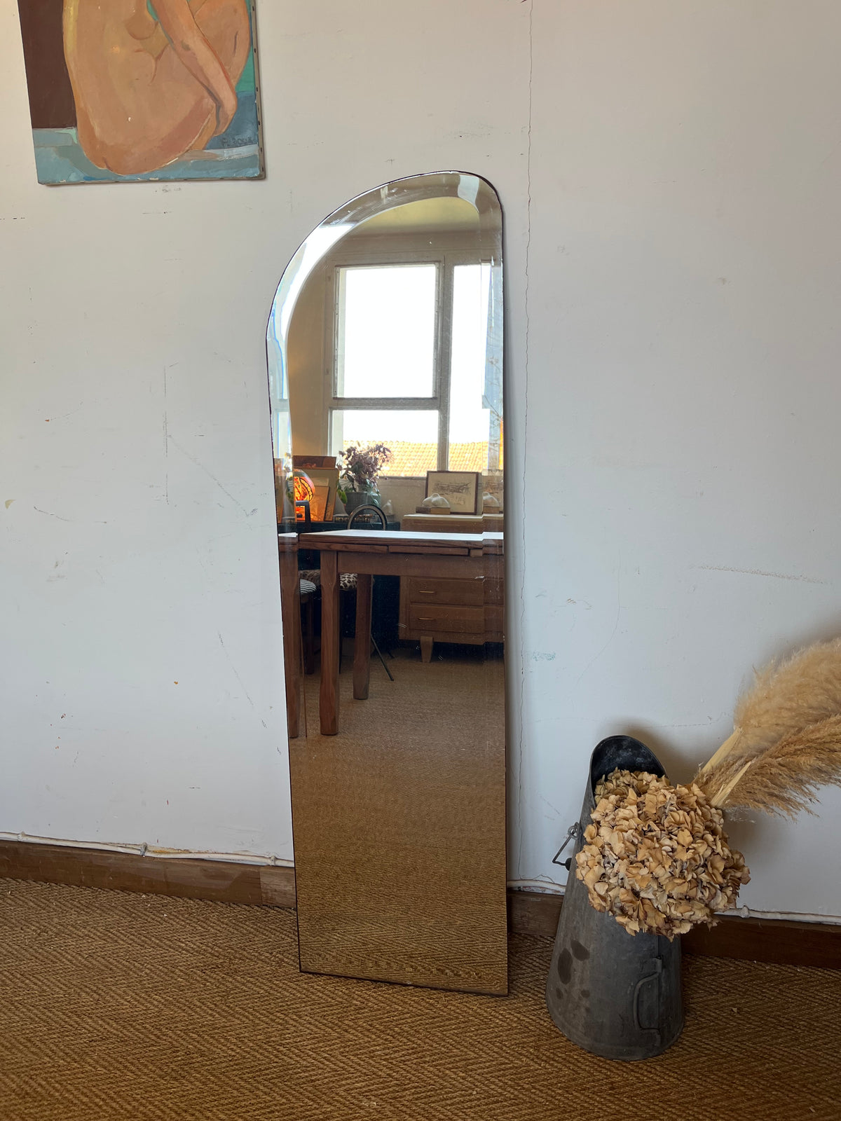 Miroir ancien biseauté
