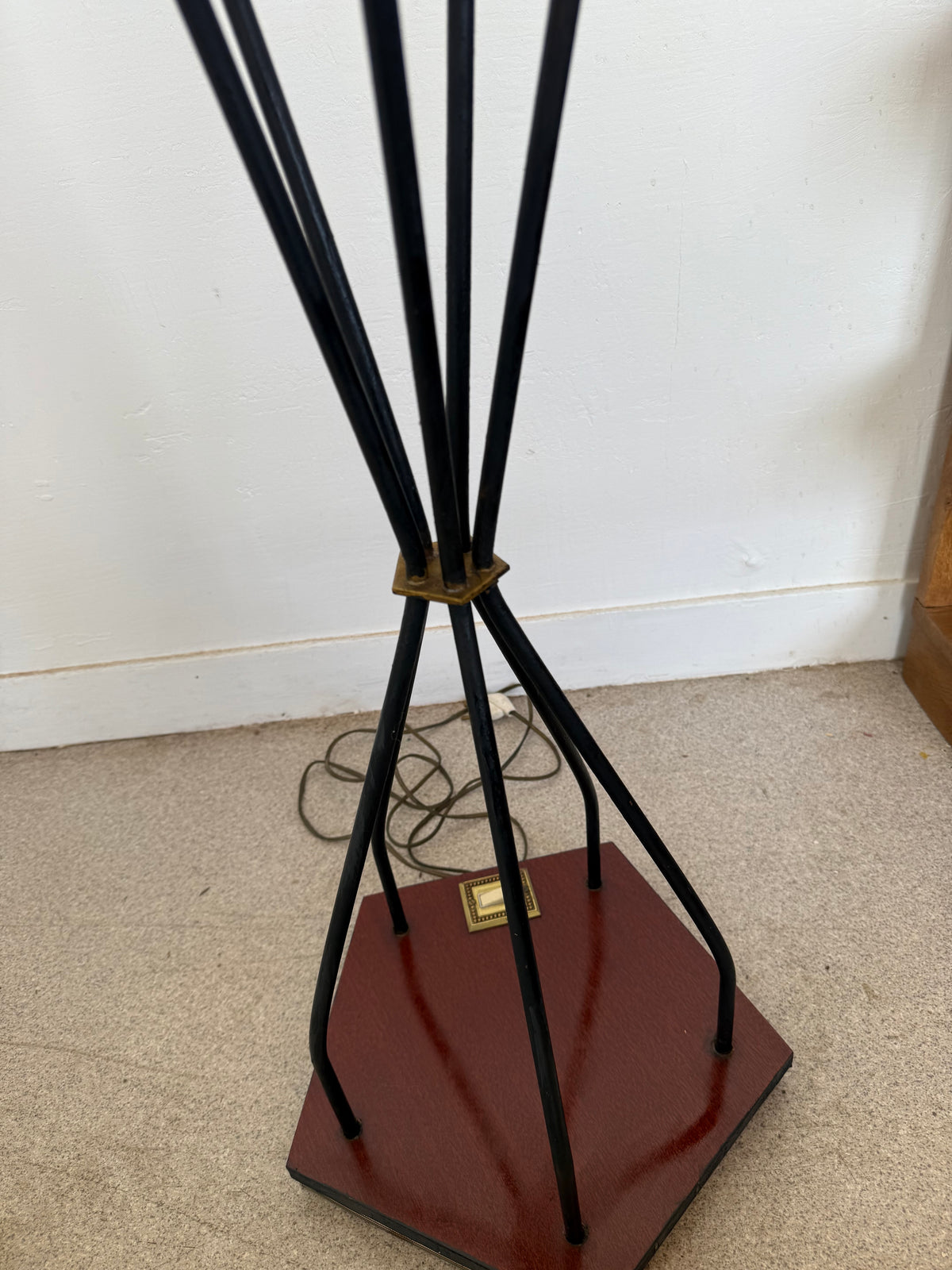 Lampadaire vintage à 5 branches