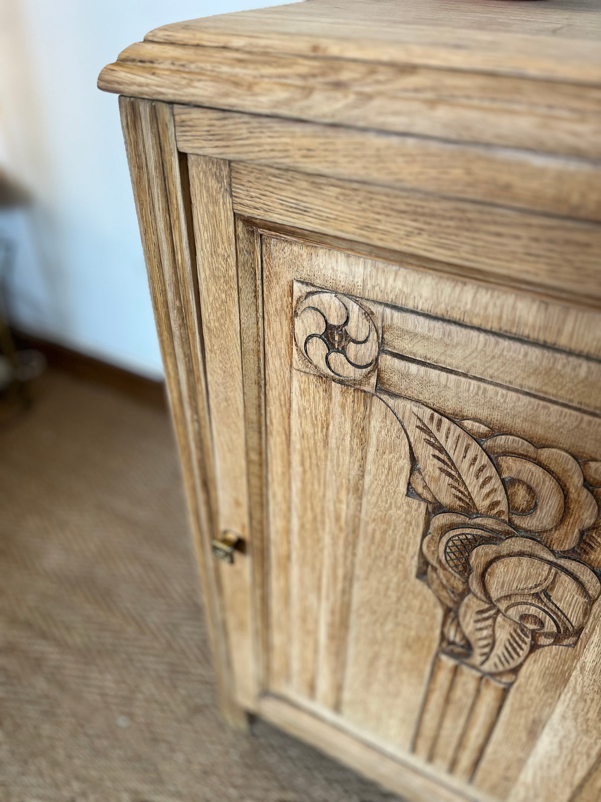 Confiturier art déco en bois
