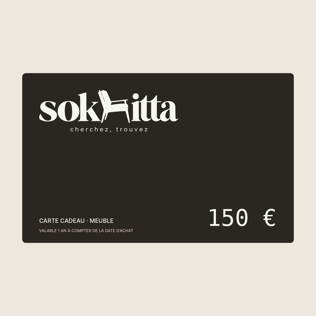 Carte cadeau – Meuble